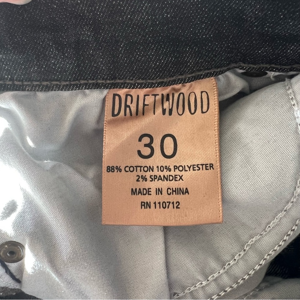 DRIFTWOOD Jackie Black Denim Embroidered Ankle and Pocket Ankle Skinny Jeans - Picture 3 of 16